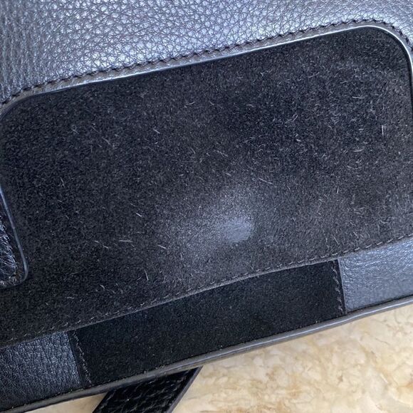 Vince Camuto Black Leather Satchel Shoulder Bag - Picture 15 of 15